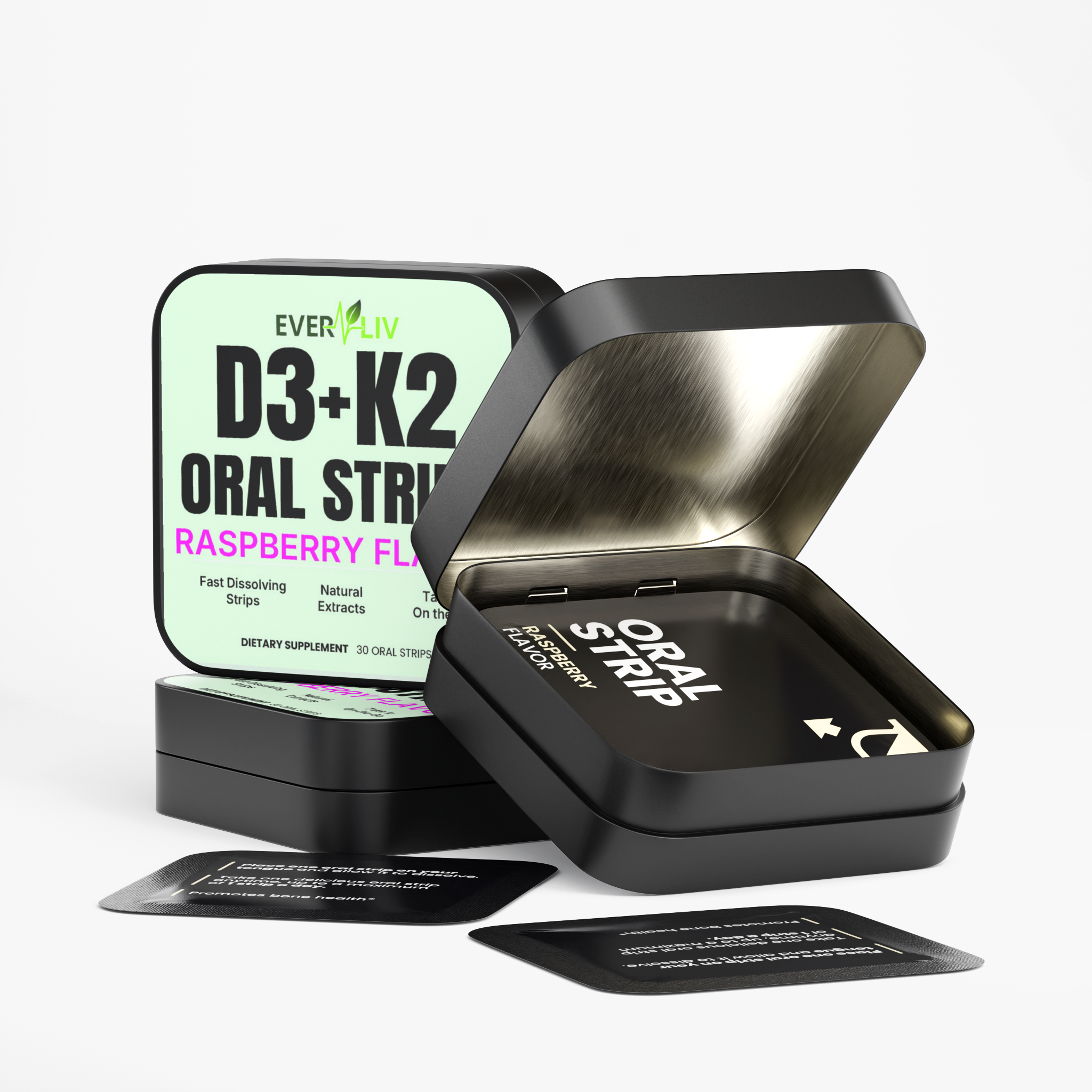 EverLiv D3 + K2 Strips