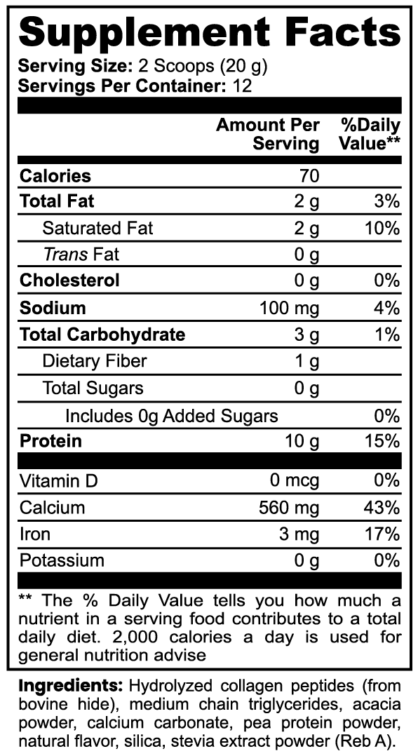 EverLiv - Collagen Creamer (Vanilla) - EverLiv LLC