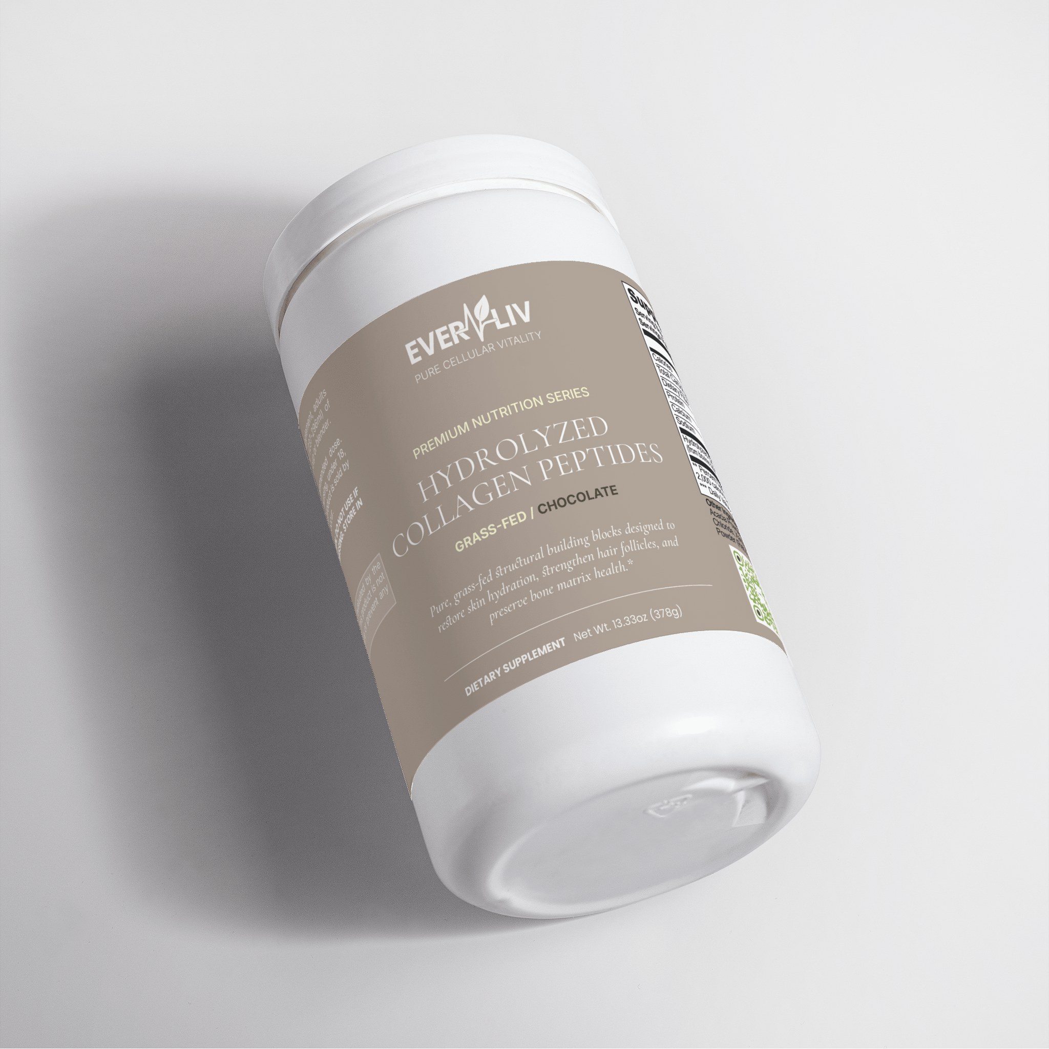 EverLiv Collagen Peptides Powder (Chocolate) - EverLiv LLC