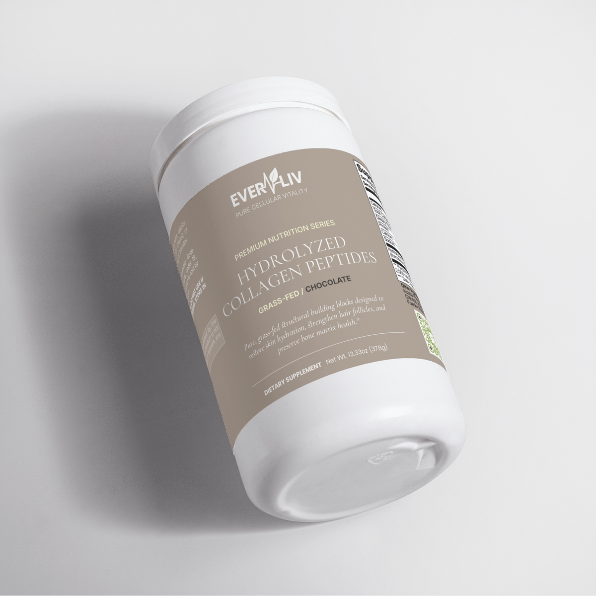 EverLiv Collagen Peptides Powder (Chocolate) - EverLiv LLC
