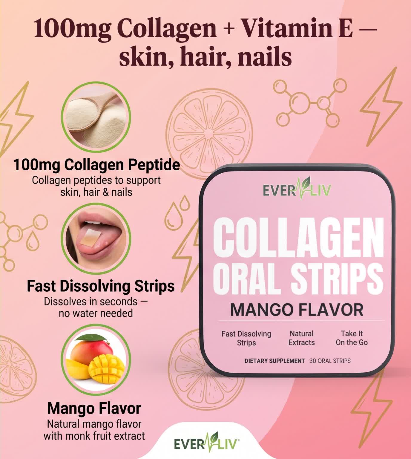 EverLiv Collagen Strips - EverLiv LLC