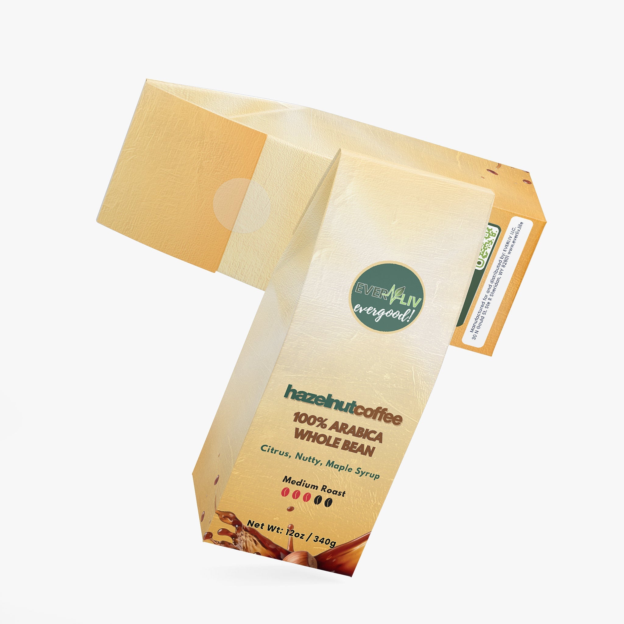 EverLiv Hazelnut Coffee (Medium Roast) - EverLiv LLC