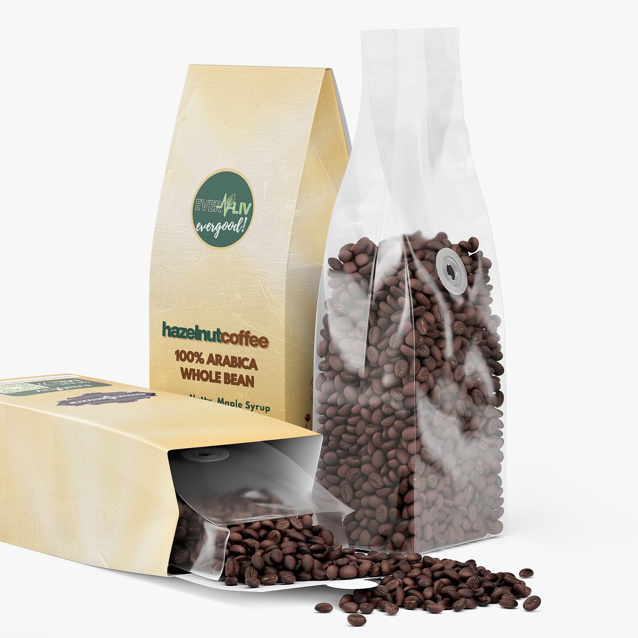 EverLiv Hazelnut Coffee (Medium Roast) - EverLiv LLC
