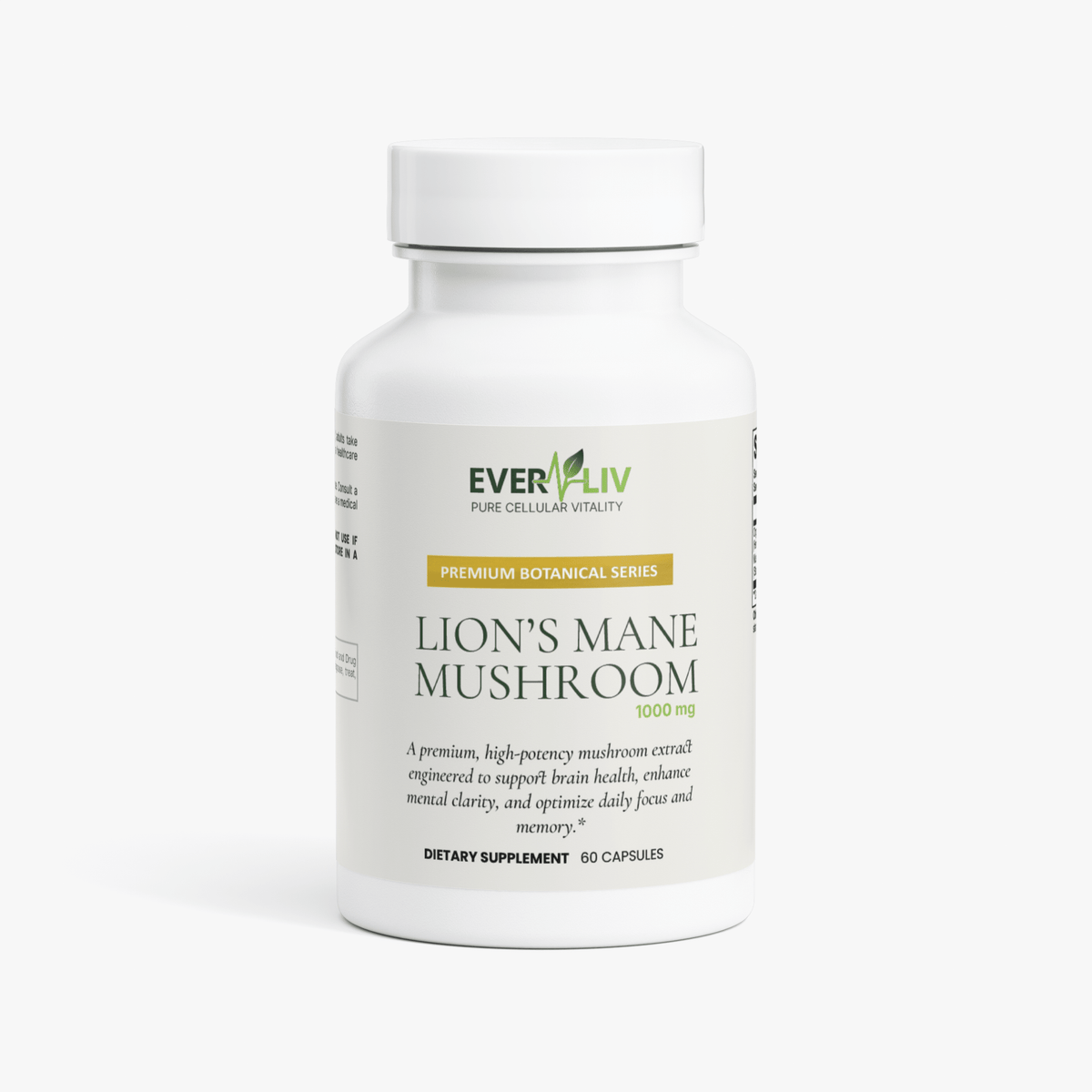EverLiv Lion's Mane Mushroom - EverLiv LLC