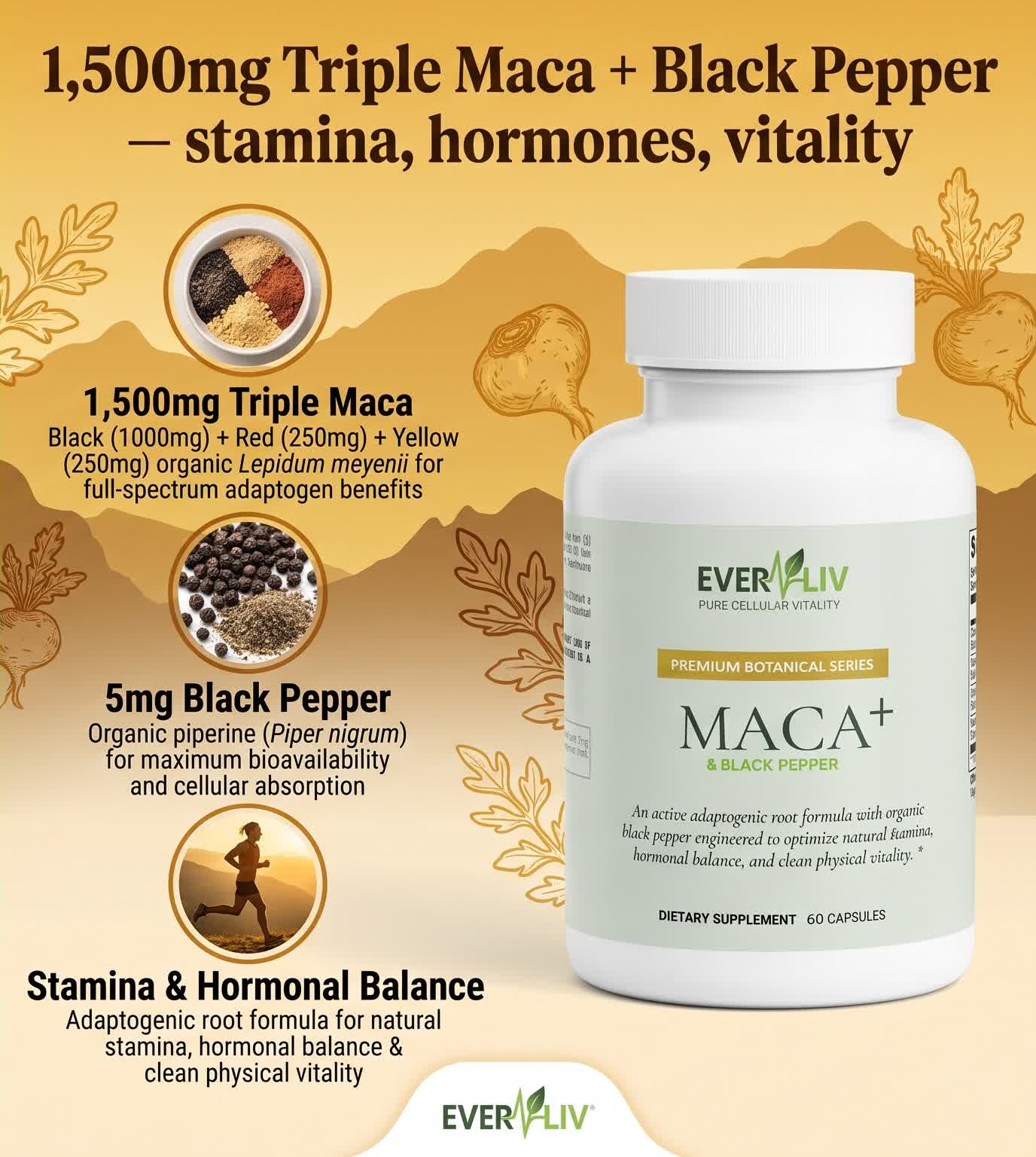 Everliv Maca Plus - EverLiv LLC