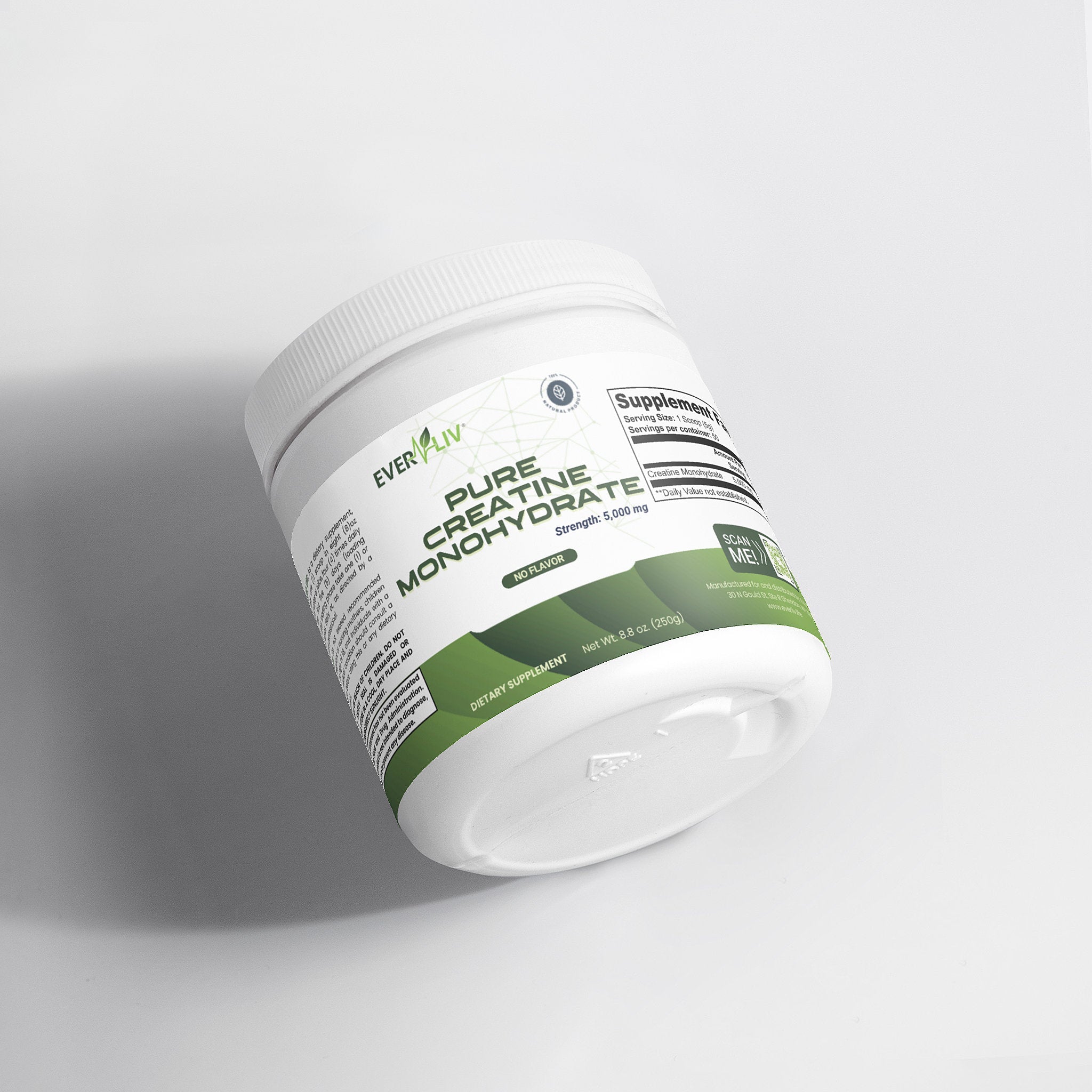 EverLiv - Pure Creatine Monohydrate - EverLiv LLC