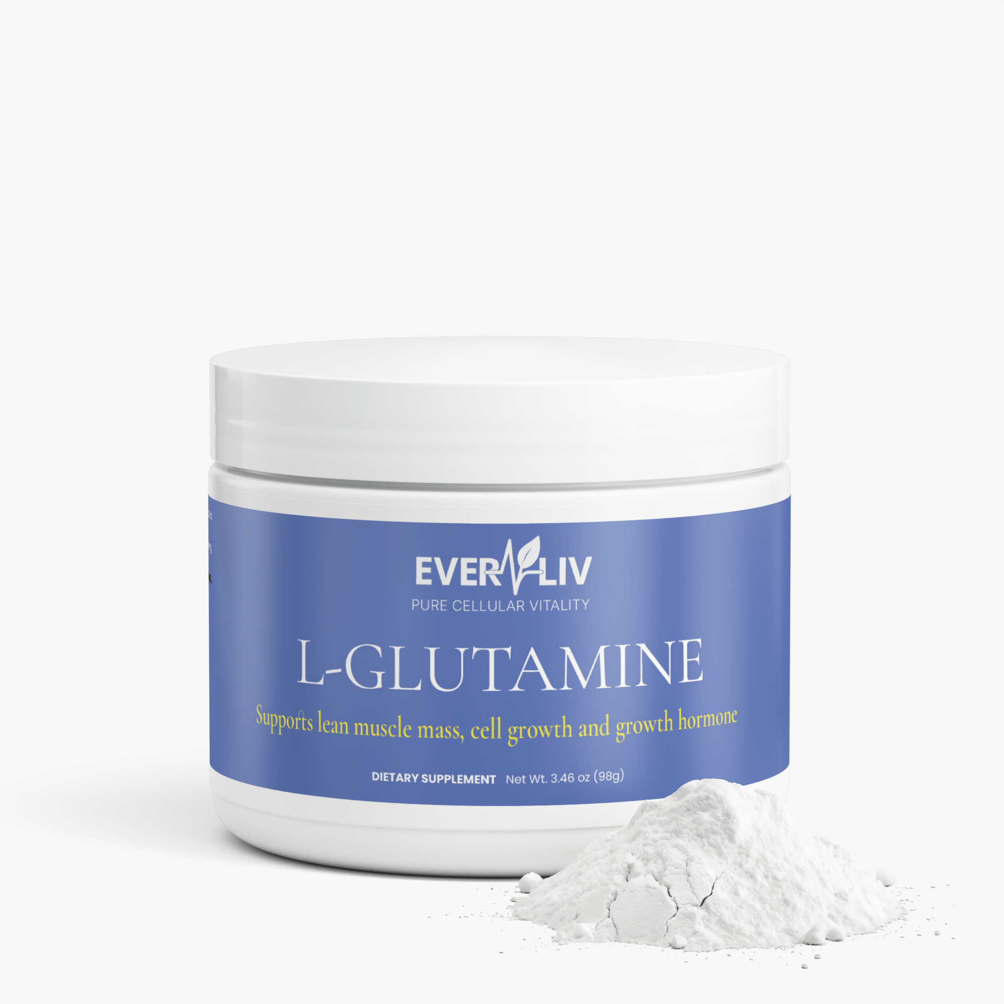 EverLiv Pure L-Glutamine Powder - EverLiv LLC