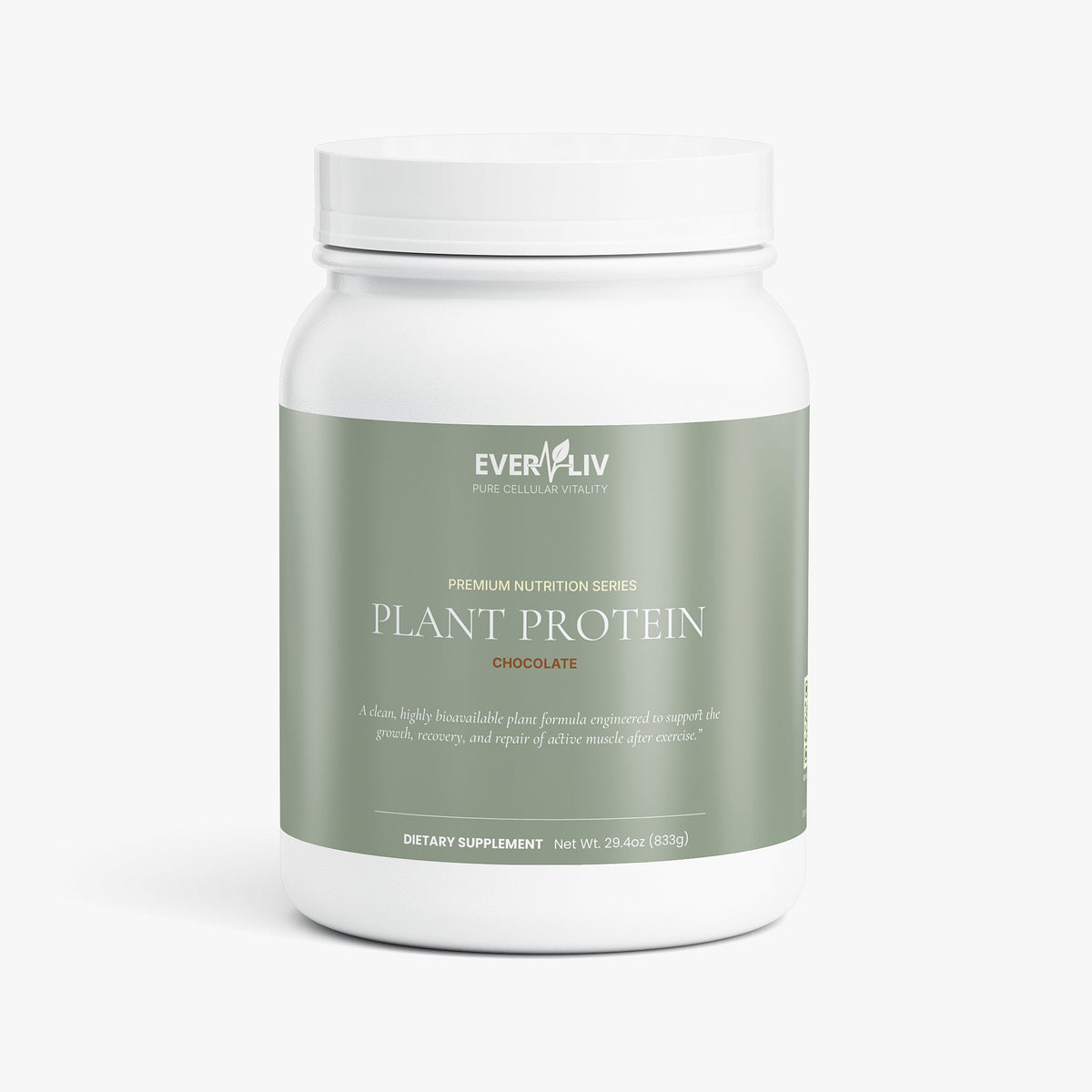 EverLiv Pure Plant Protein (Chocolate) - EverLiv LLC
