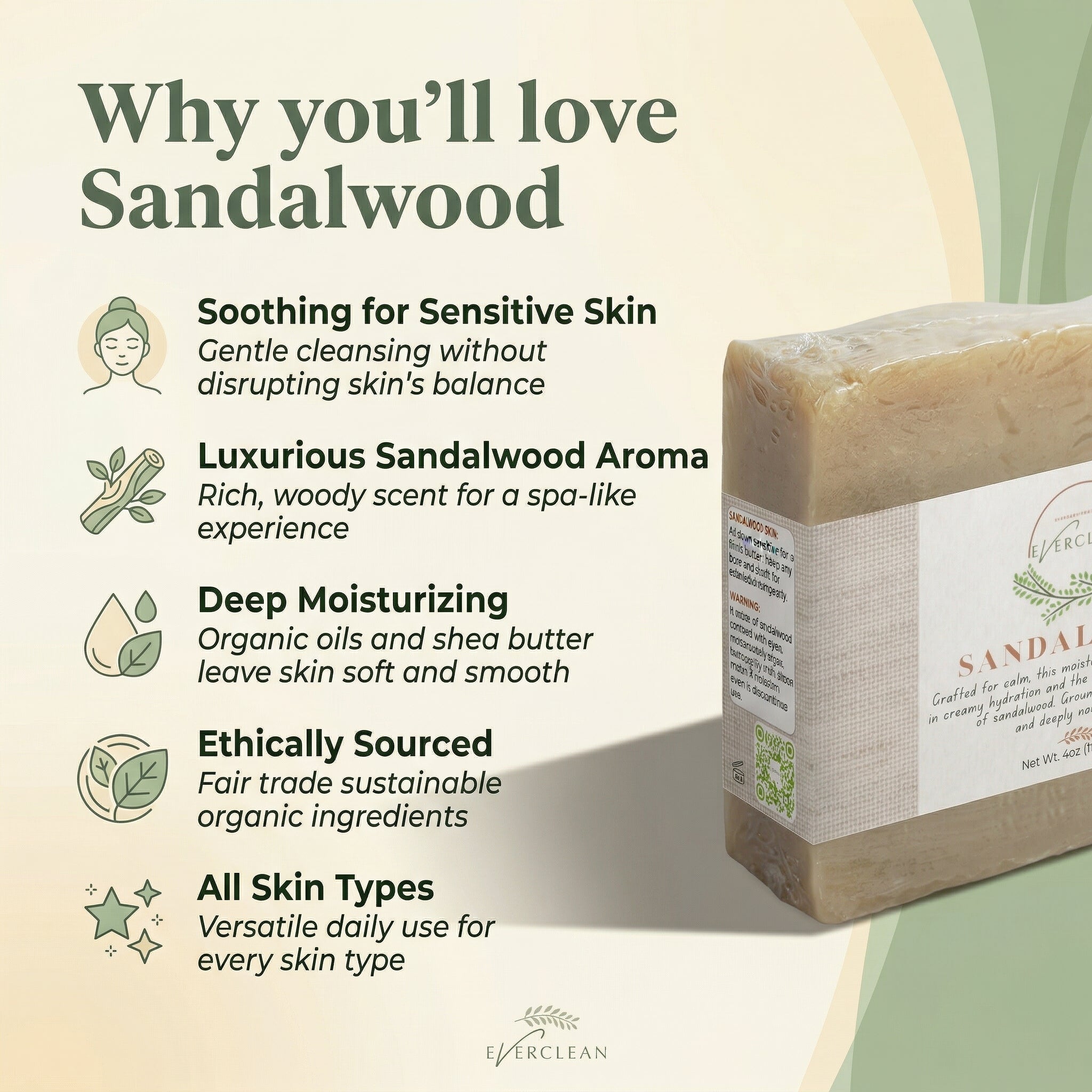 EverLiv Sandalwood Soap - EverLiv LLC