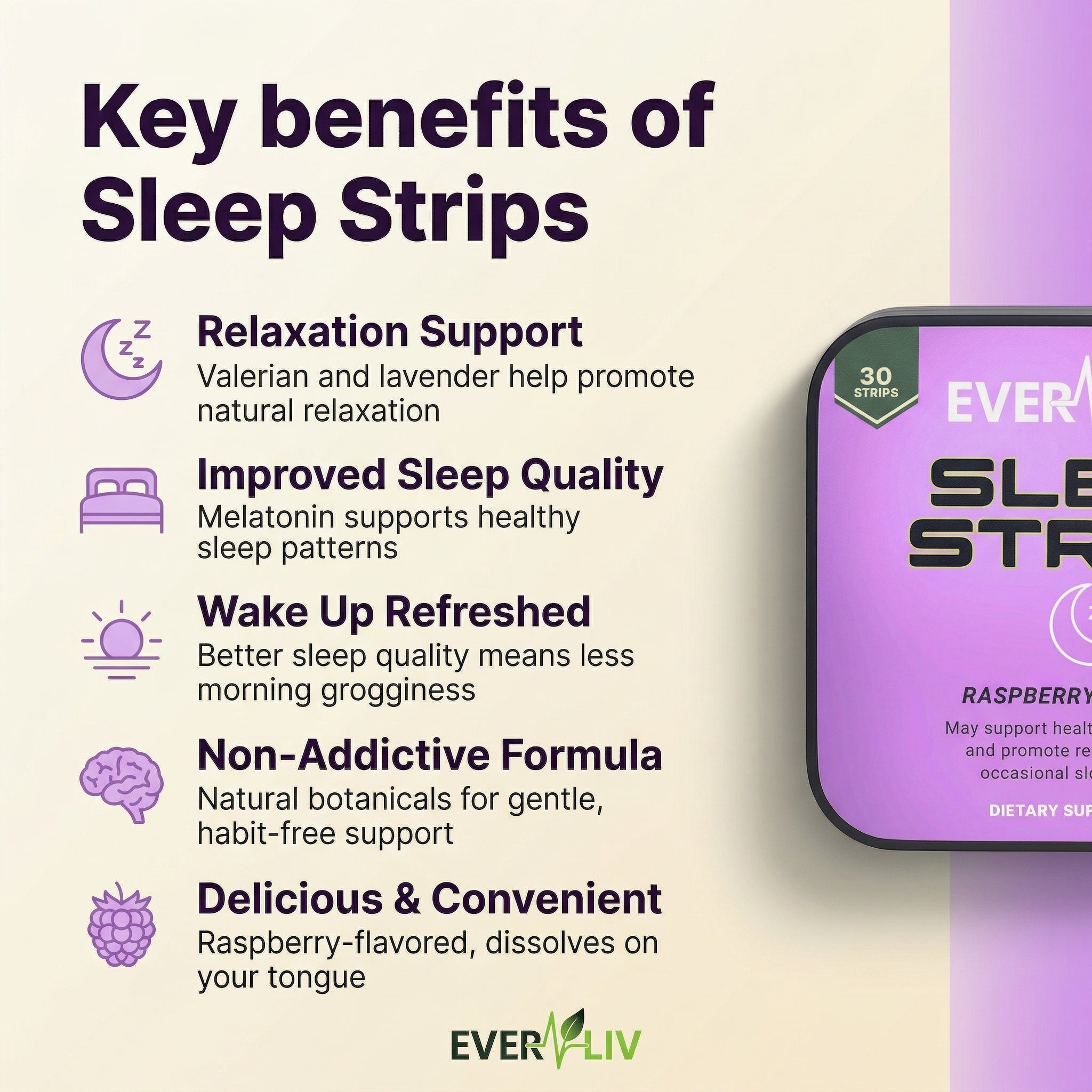 EverLiv Sleep Strips - EverLiv LLC