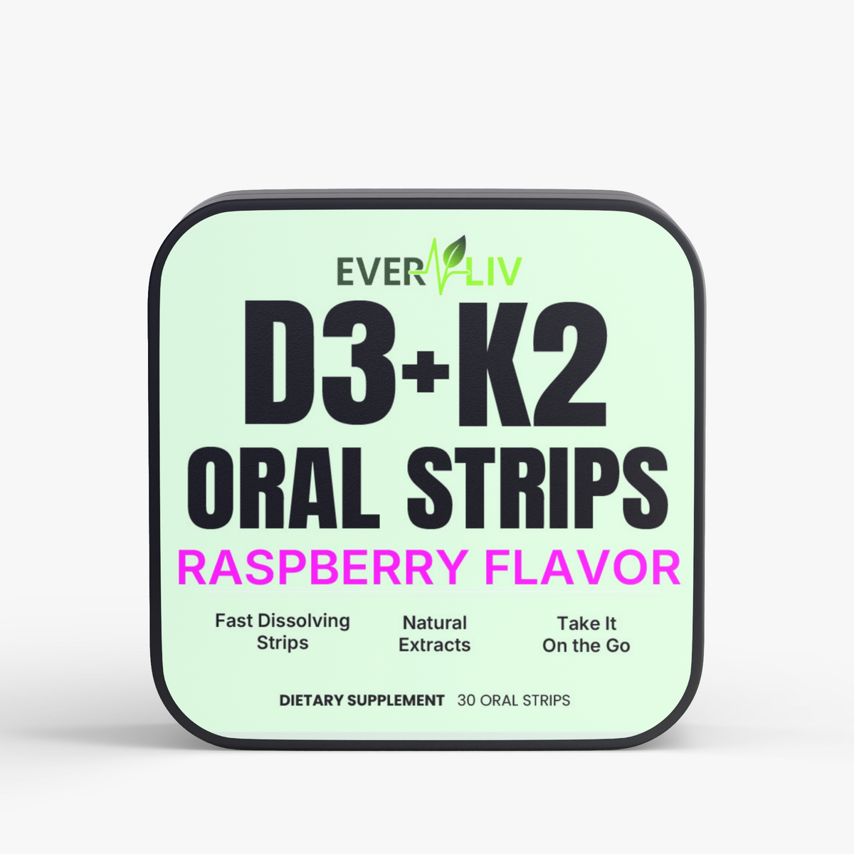 EverLiv D3 + K2 Strips