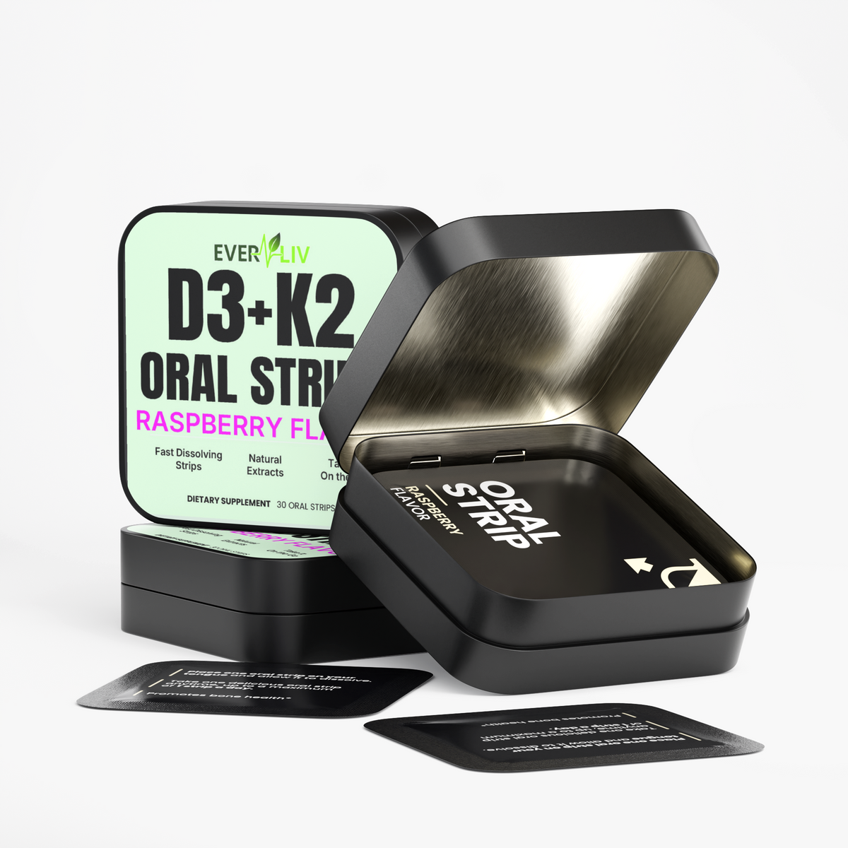 EverLiv D3 + K2 Strips