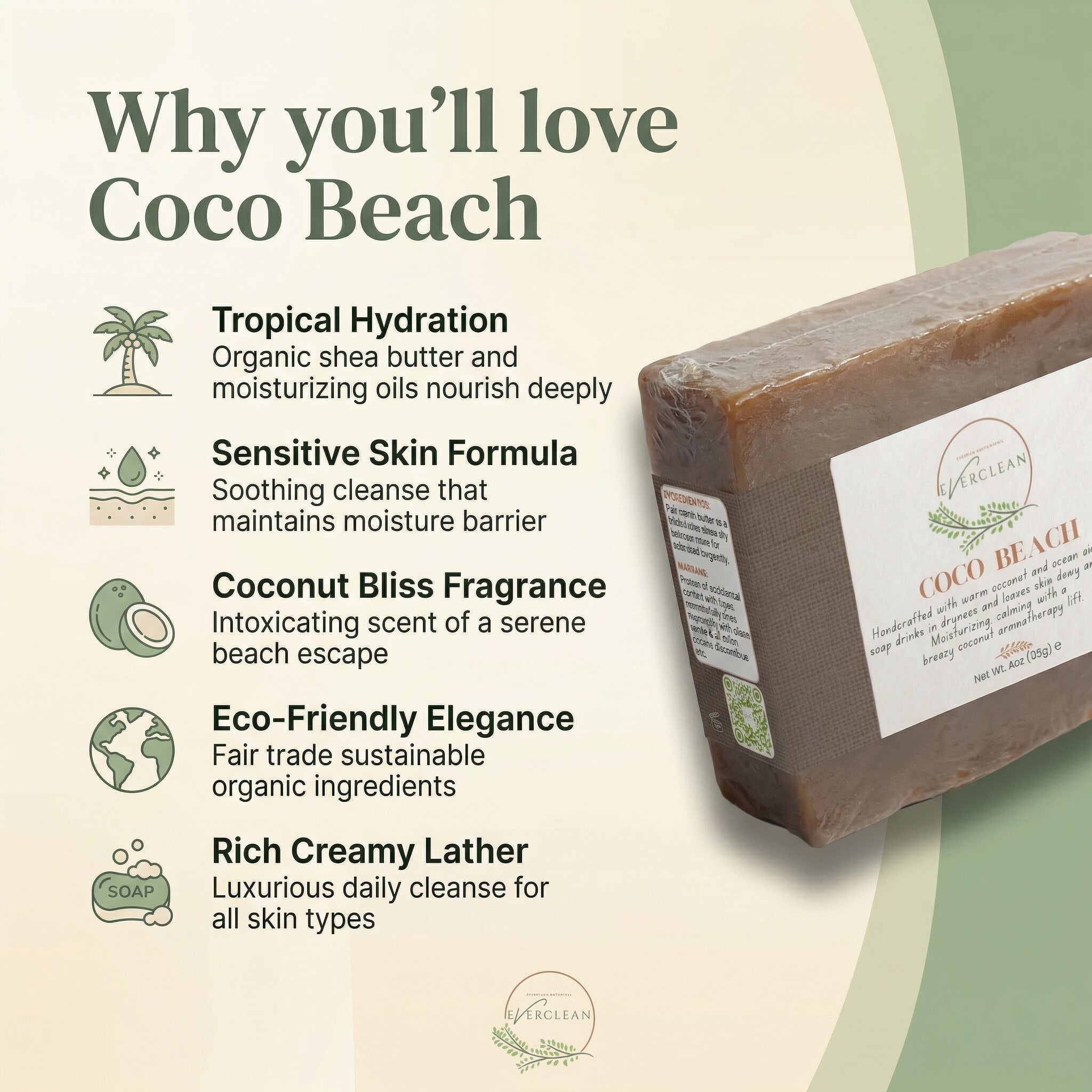 Coco Beach Soap - EverLiv LLC