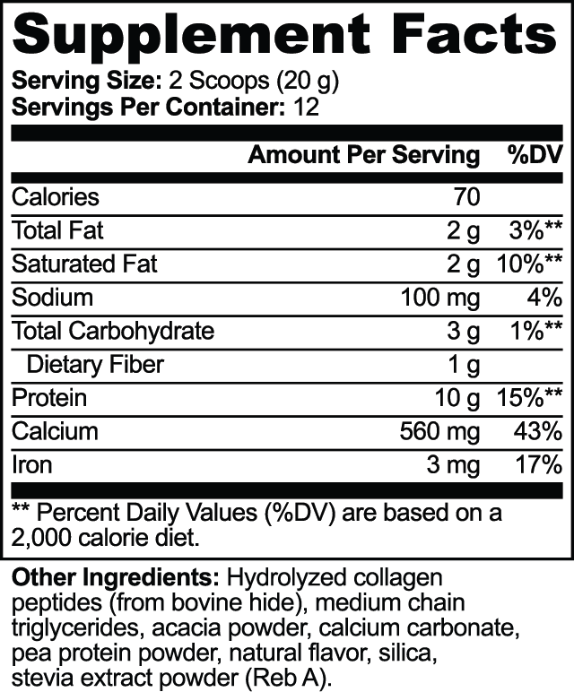 EverLiv - Collagen Creamer (Vanilla) - EverLiv LLC