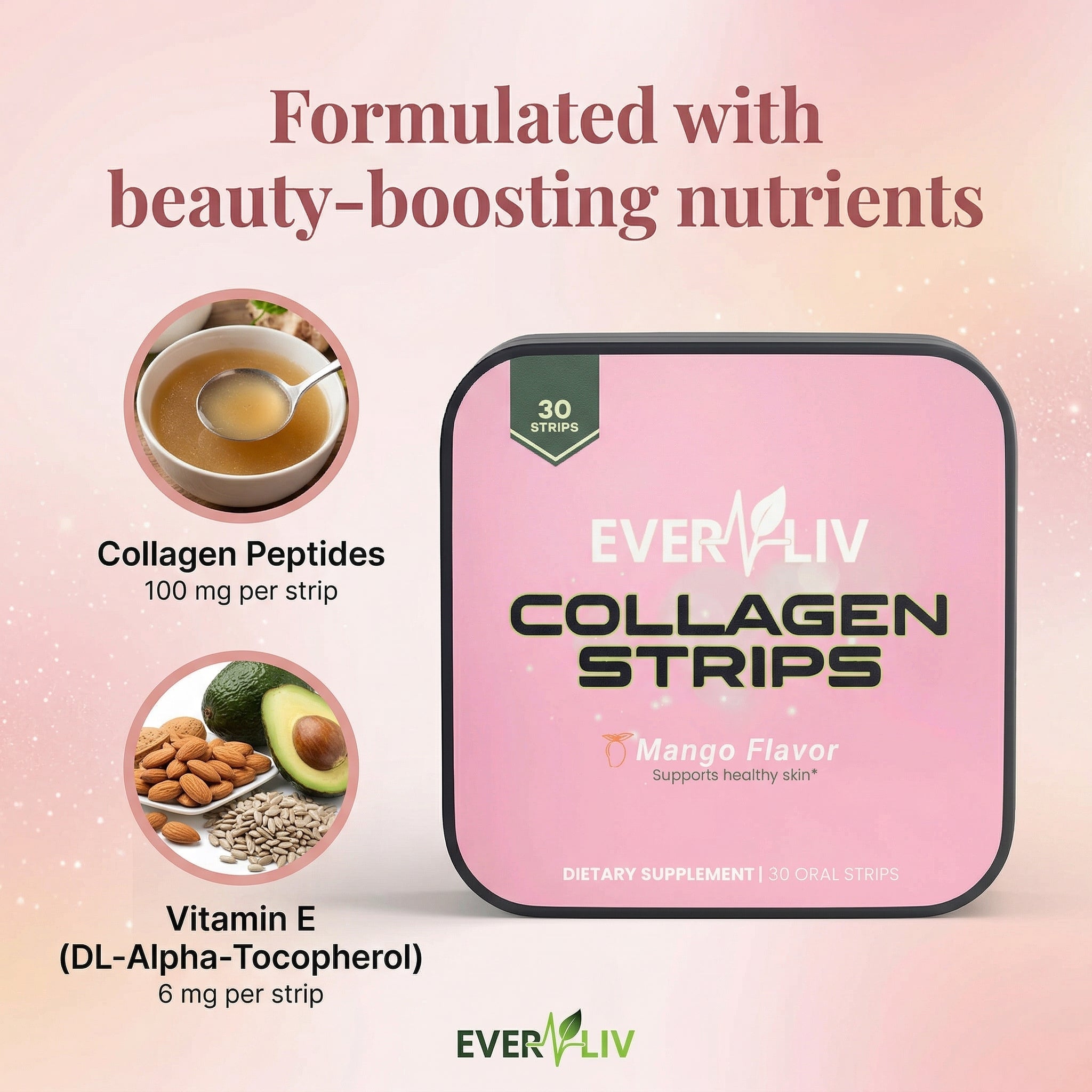 EverLiv Collagen Strips - EverLiv LLC
