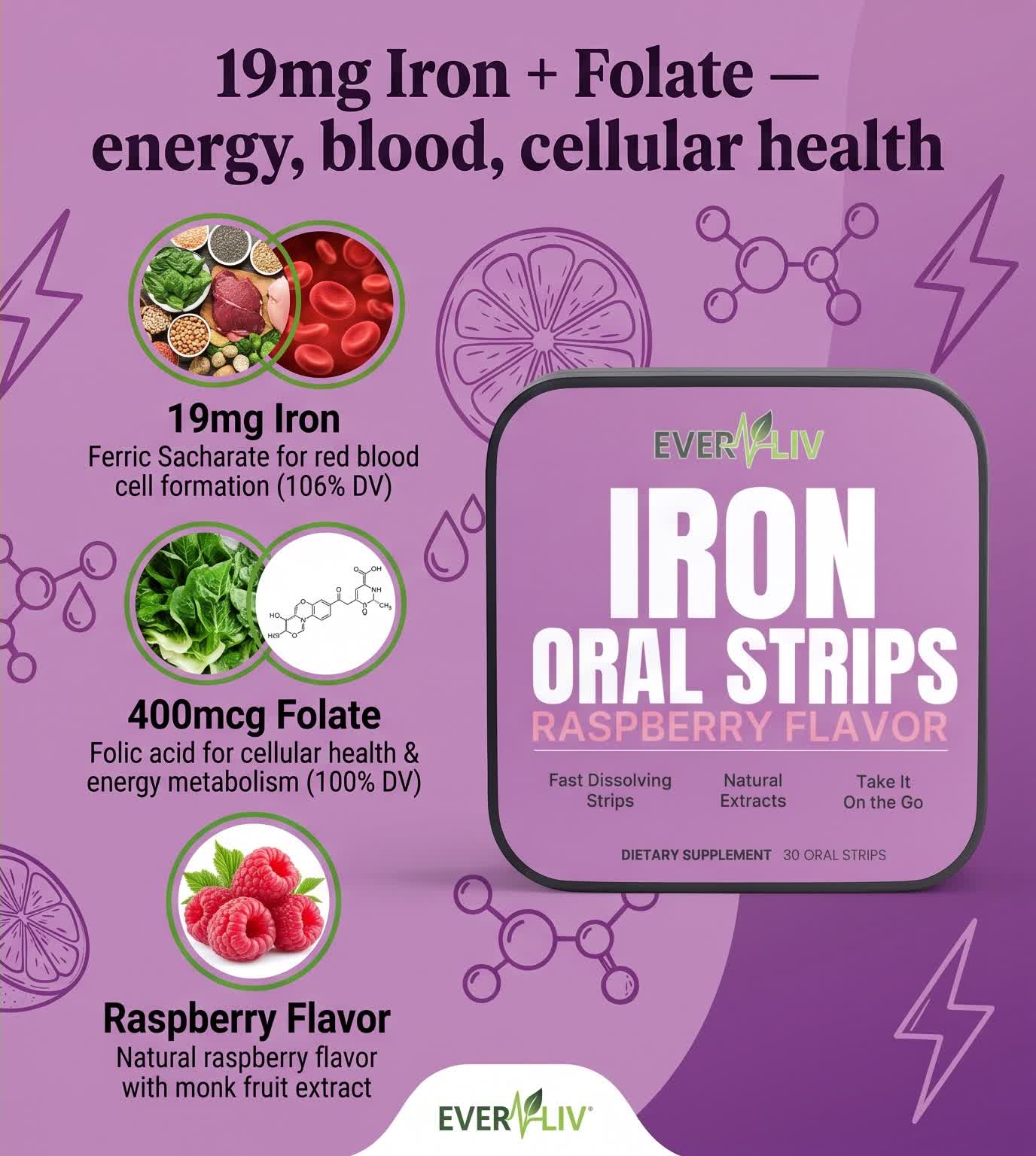 EverLiv Iron Strips - EverLiv LLC