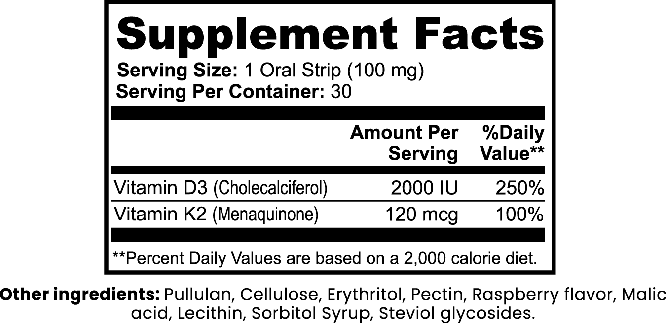 EverLiv K2 + D3 Strips - EverLiv LLC
