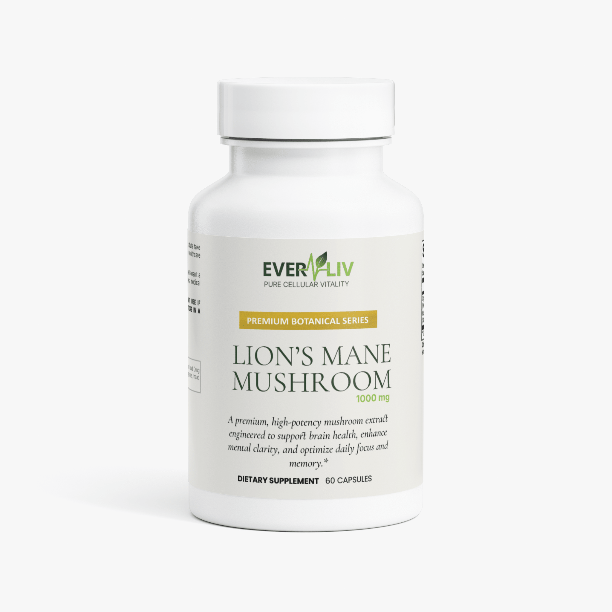 EverLiv Lion's Mane Mushroom - EverLiv LLC
