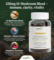EverLiv - Mushroom Extract Gummies - EverLiv LLC
