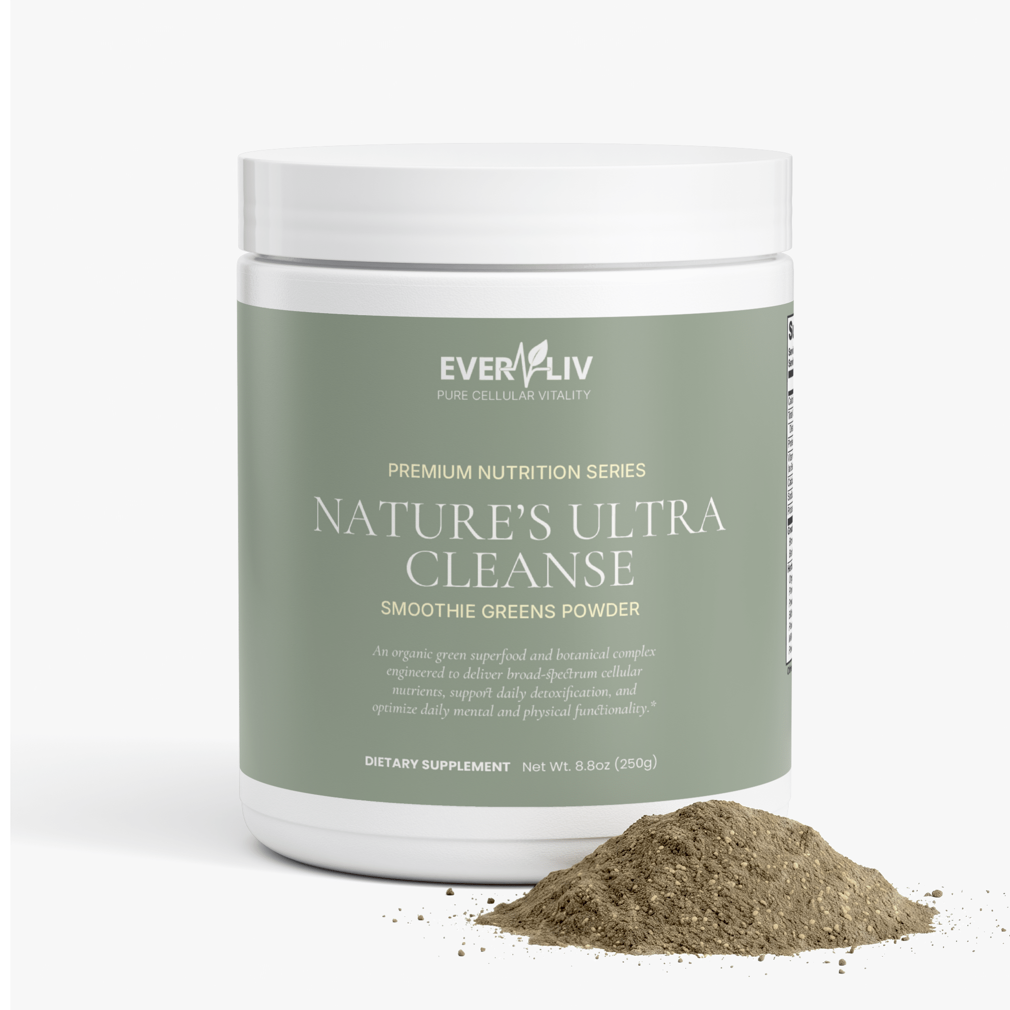 EverLiv Nature's Ultra Cleanse Smoothie Greens - EverLiv LLC