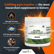 EverLiv - Pure Creatine Monohydrate - EverLiv LLC