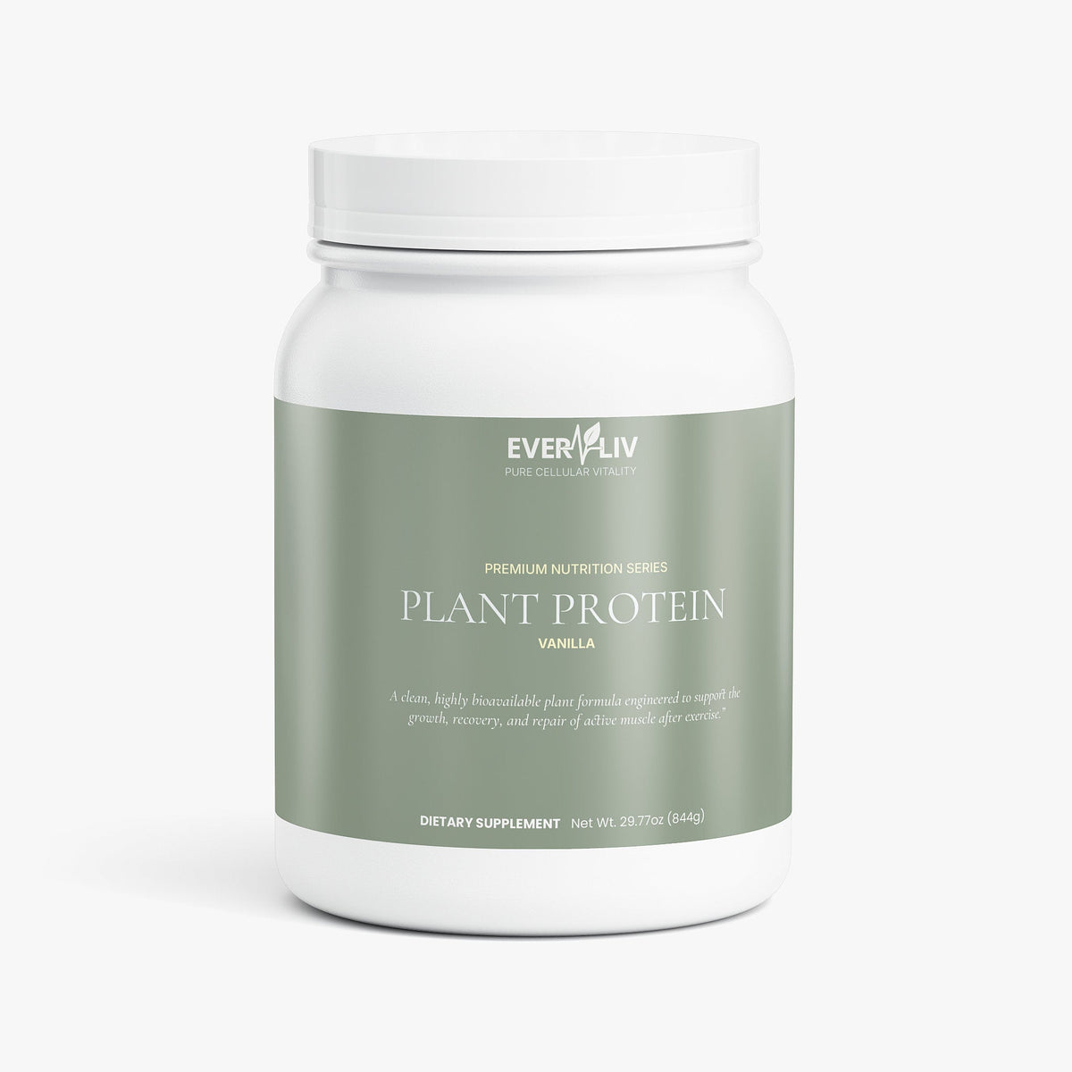 EverLiv Pure Plant Protein (Vanilla) - EverLiv LLC