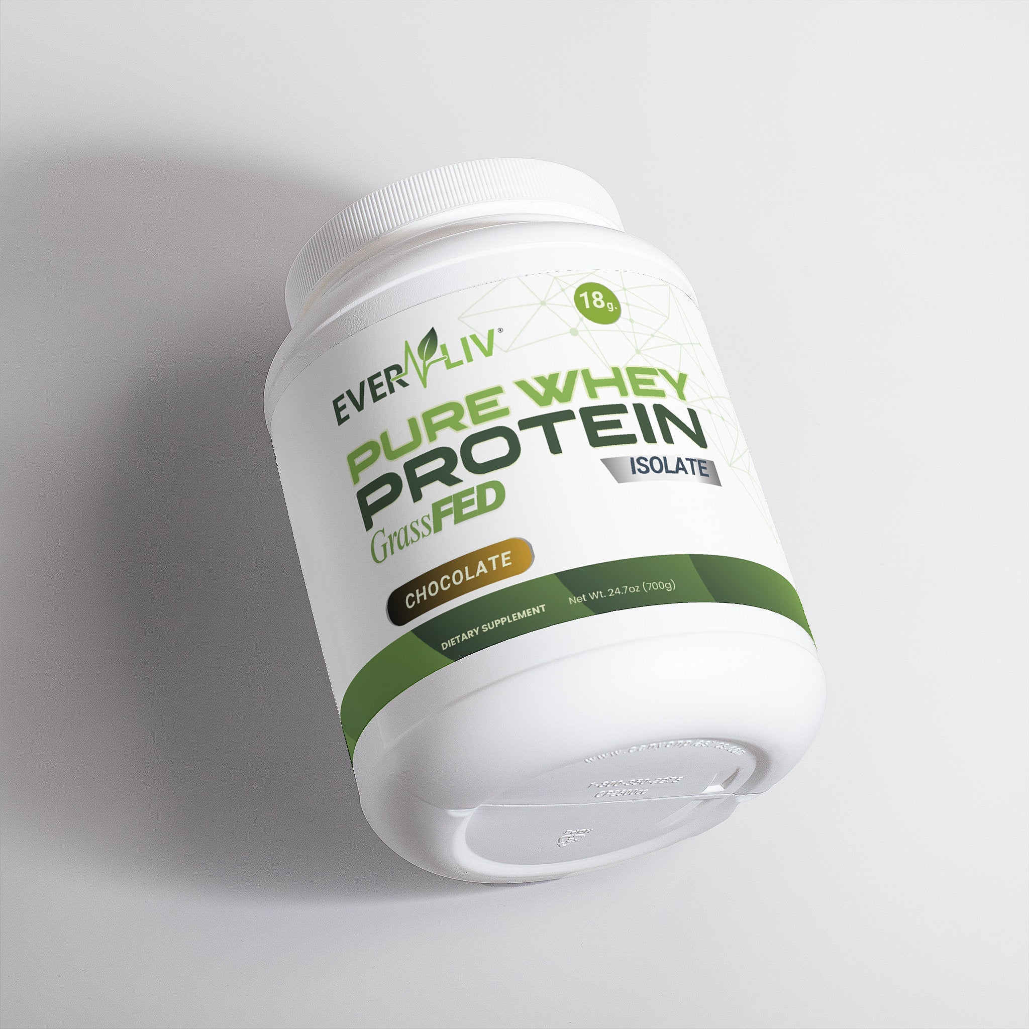 EverLiv Pure Whey Protein Isolate (Chocolate) - EverLiv LLC