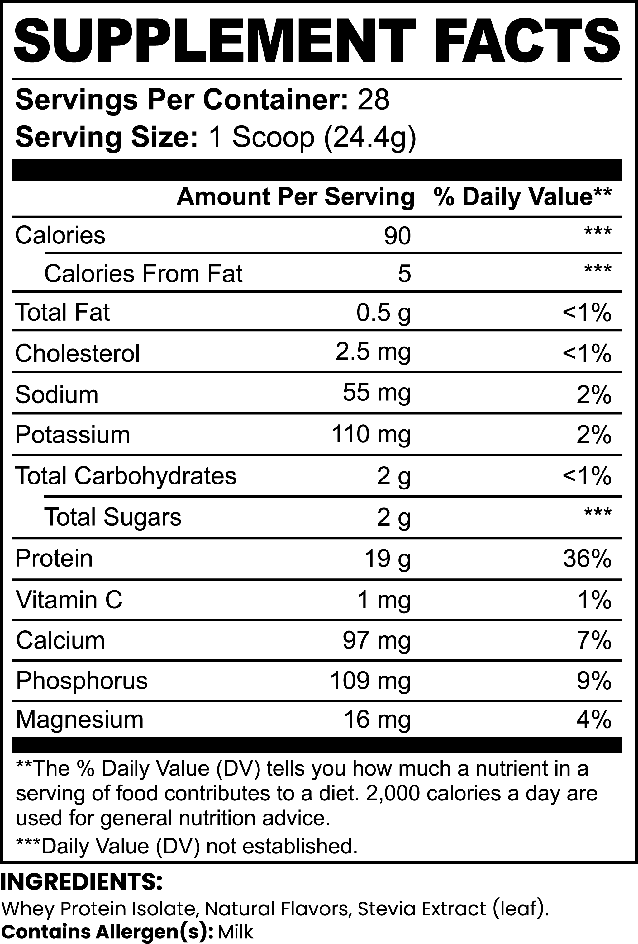 EverLiv Pure Whey Protein Isolate (Vanilla) - EverLiv LLC